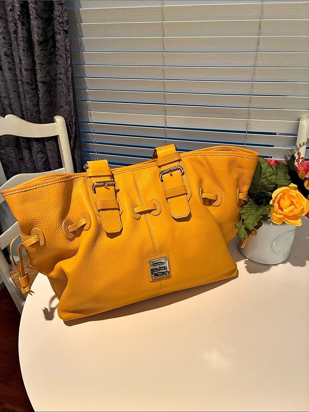 Dooney & Bourke medium Chiara Pebbled Leather Tote